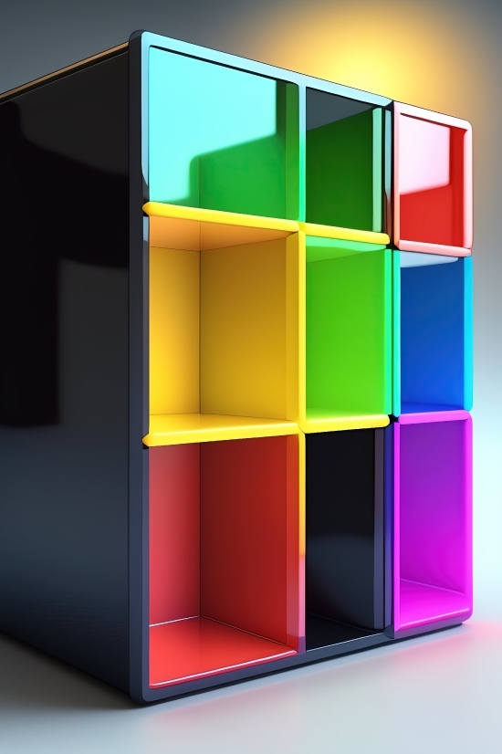 Boutique, 3d, Design, Business, Box, Render