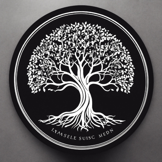 Branch, Mammal, Tree, Art, Circle, Font
