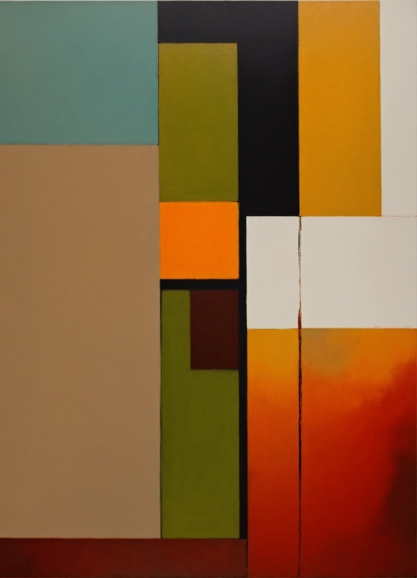 Brown, Colorfulness, Rectangle, Orange, Art, Tints And Shades