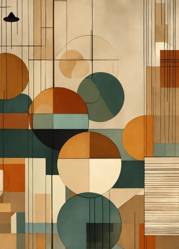 Brown, Wood, Orange, Beige, Rectangle, Art