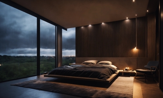 Building, Cloud, Comfort, Wood, Bed Frame, Interior Design