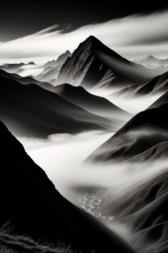 Canyon, Ravine, Valley, Art, Light, Wallpaper