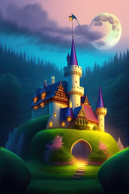 Castle, Palace, Church, Architecture, Fortification, Religion
