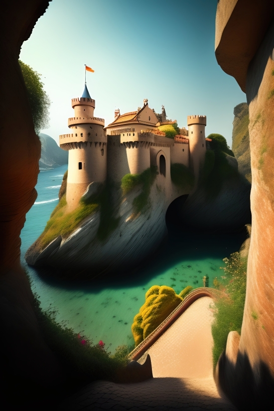 Castle, Palace, Fortification, Defensive Structure, Structure, Church