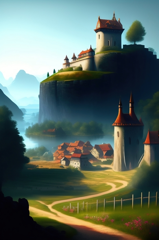 Castle, Tower, Architecture, Fortress, Building, City