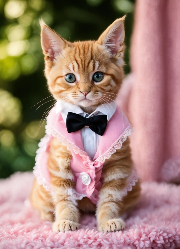 Cat, Kitten, Kitty, Feline, Bow Tie, Animal
