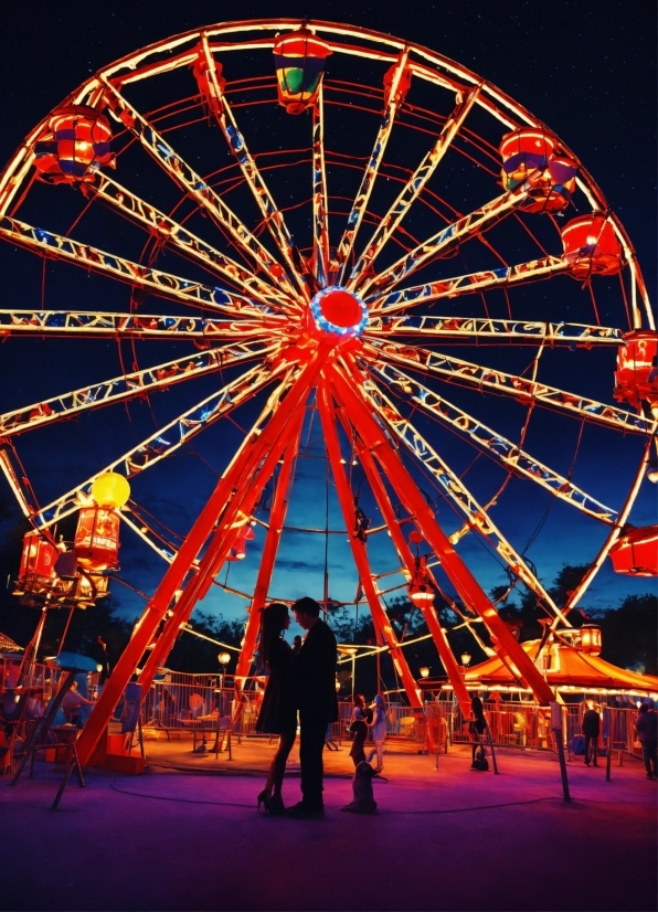 Cco License Video, Ferris Wheel, Ride, Rotating Mechanism, Mechanical Device, Mechanism