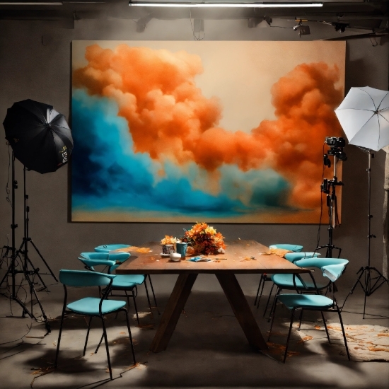 Cloud, Table, Furniture, Light, Sky, Lighting