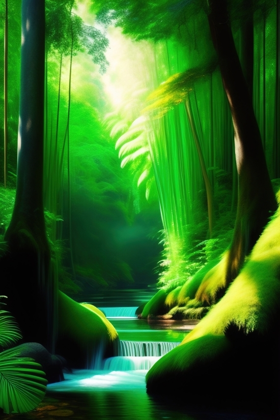 Coconut, Digital, Laser, Fractal, Futuristic, Light