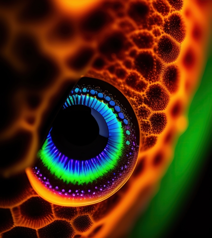 Coil, Structure, Kiwi, Light, Fruit, Close