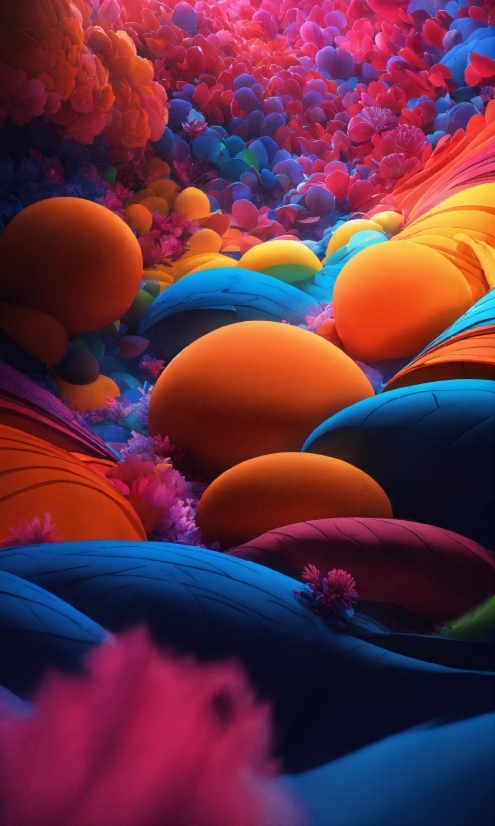 Colorfulness, Balloon, Toy, Orange, Magenta, Electric Blue