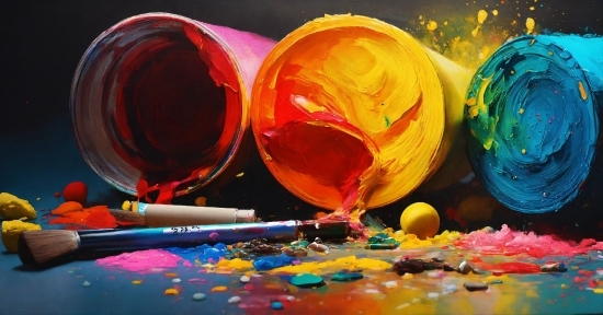 Colorfulness, Light, Liquid, Paint, Drinkware, Art