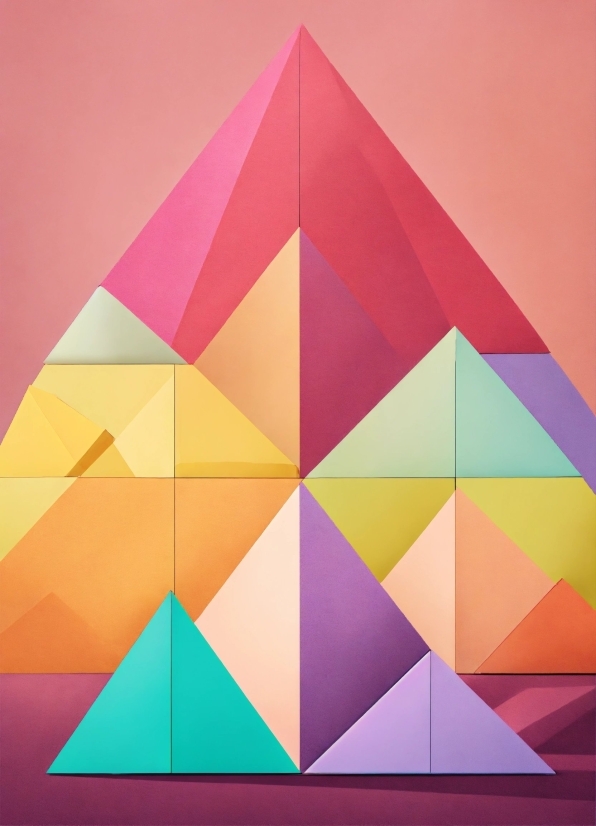 Colorfulness, Rectangle, Purple, Triangle, Pink, Violet