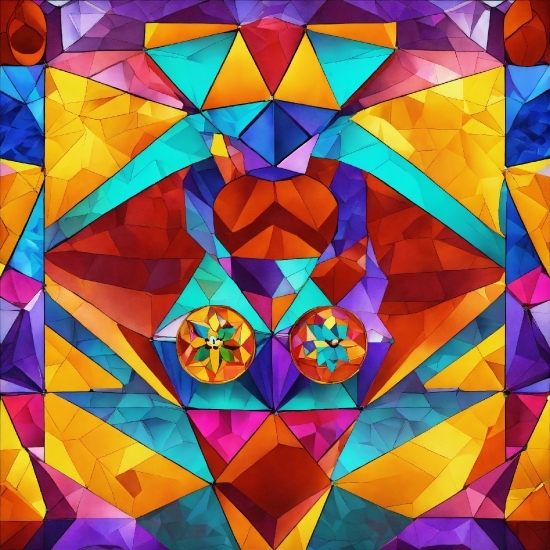 Colorfulness, Triangle, Textile, Art, Creative Arts, Fixture