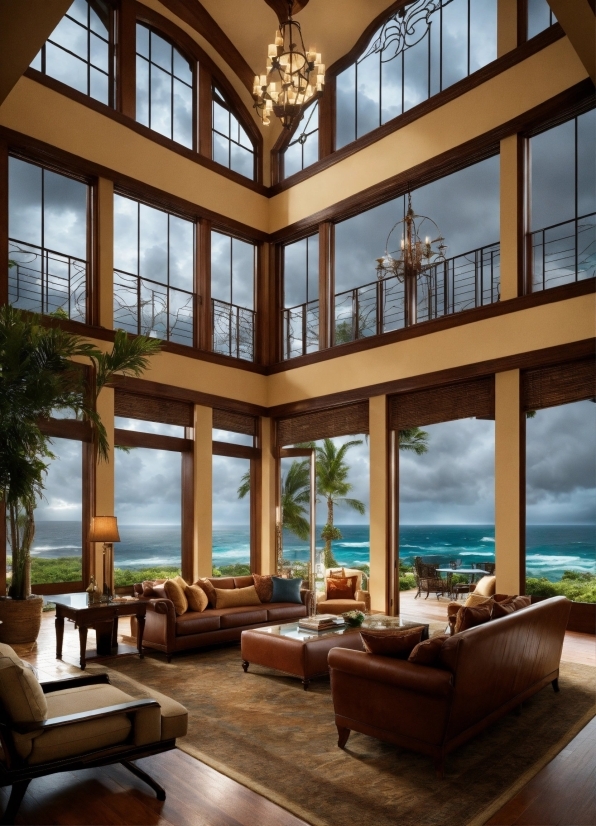 Concert Stock Footage, Furniture, Property, Plant, Building, Couch