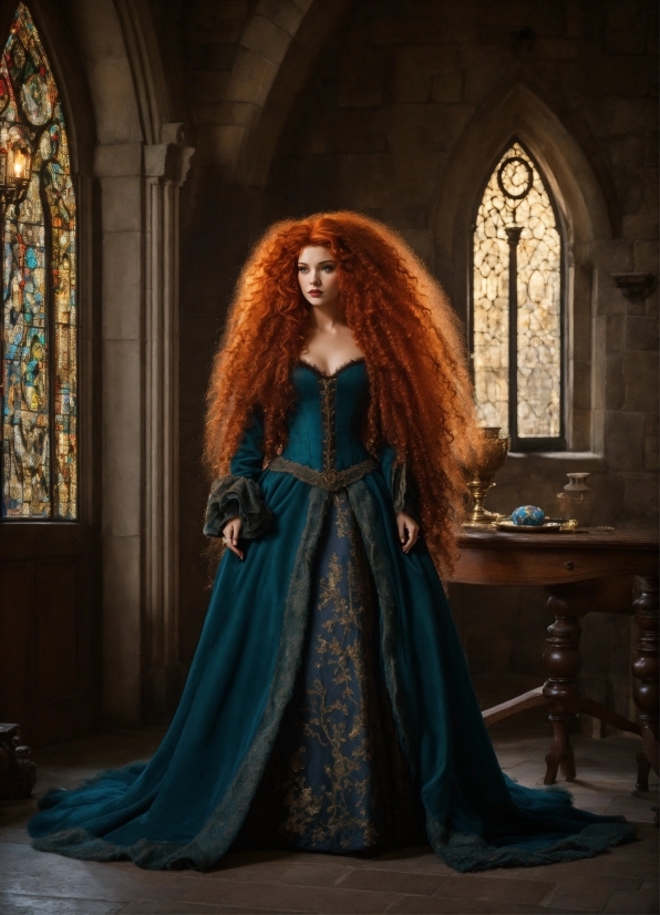 Costume, Dress, Cloak, Fashion, Covering, Hair