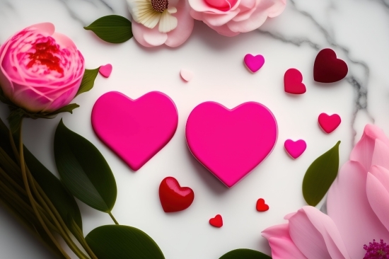 Create Images With Ai Free, Pink, Design, Tulip, Heart, Love