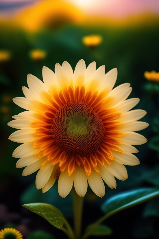 Dall E Mini, Sunflower, Flower, Petal, Daisy, Yellow