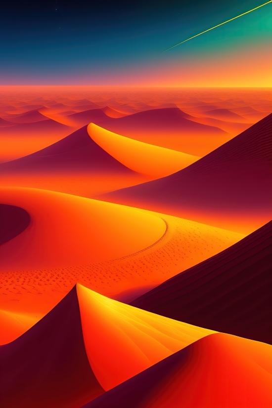 Dalle Mini Image Generator, Pyramid, Desert, Dune, Heat, Light