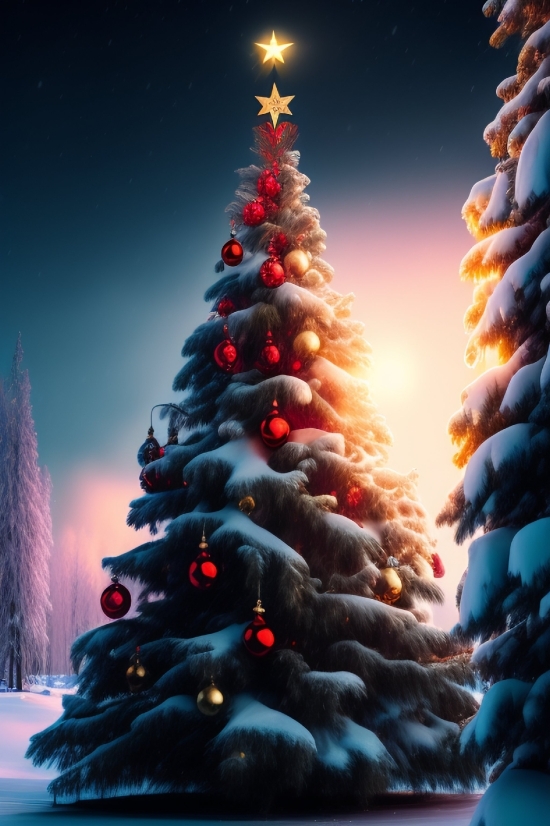 Decoration, Fir, Holiday, Tree, Gift, Winter