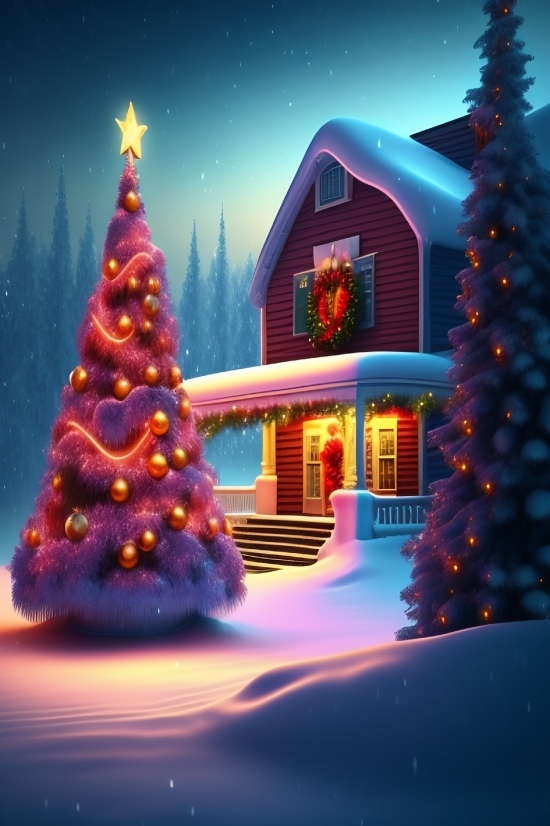 Decoration, Holiday, Tree, Celebration, Winter, Year