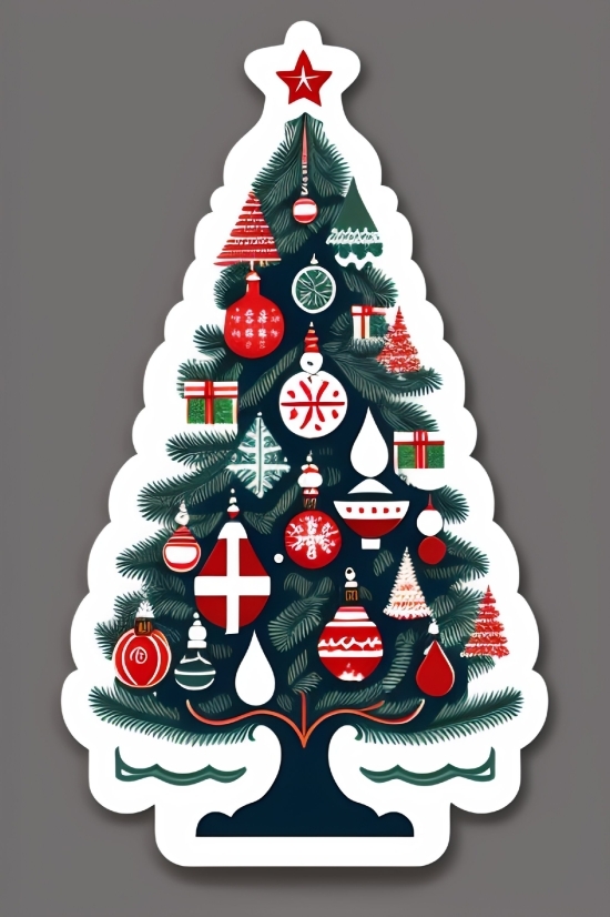 Decoration, Holiday, Tree, Gift, Winter, Celebration