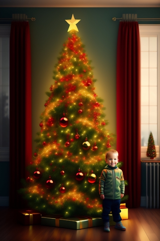 Decoration, Tree, Holiday, Celebration, Gift, Winter