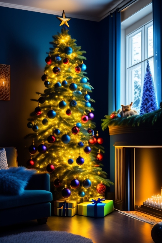 Decoration, Tree, Holiday, Celebration, Winter, Gift