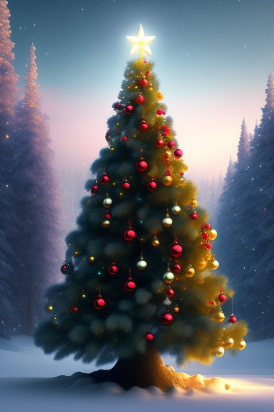 Decoration, Tree, Holiday, Fir, Winter, Season