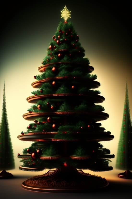 Decoration, Tree, Holiday, Pine, Winter, Season