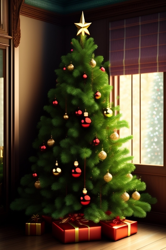 Decoration, Tree, Holiday, Seasonal, Celebration, Woody Plant