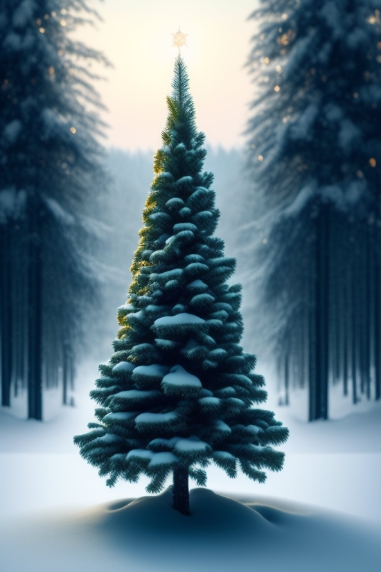Decoration, Tree, Winter, Snow, Holiday, Season