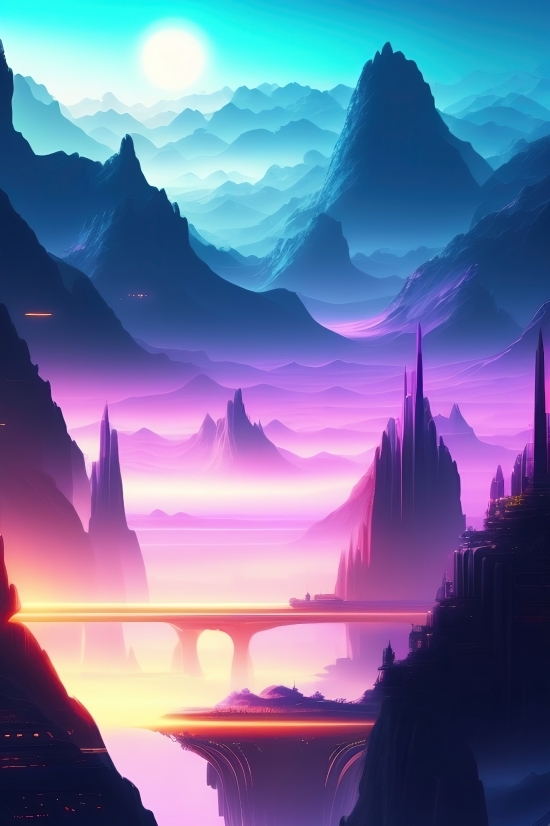 Design, Light, Wallpaper, Digital, Art, Space