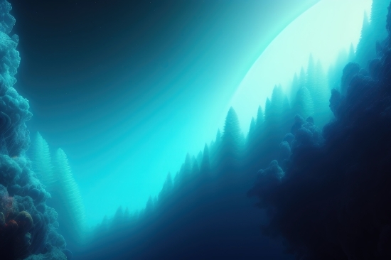 Digital, Fantasy, Design, Light, Art, Space