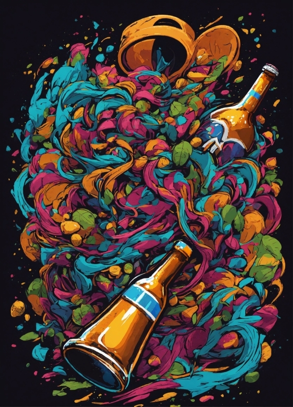 Download Copyright Free Videos For Youtube, Bottle, Art, Painting, Paint, Liquid
