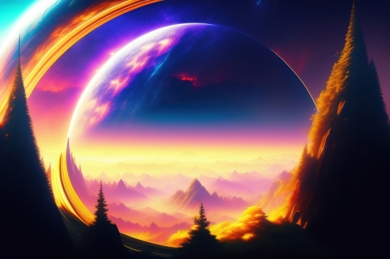 Dream Ai Wombo, Dream Ai Wombo, Lightning, Light, Sun, Laser