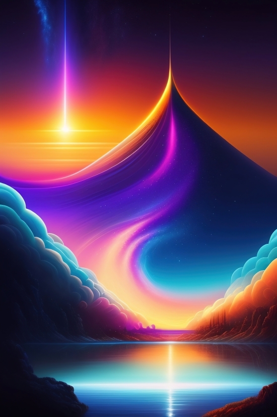 Dream Wombo Online, Dream Wombo Online, Laser, Light, Design, Fractal