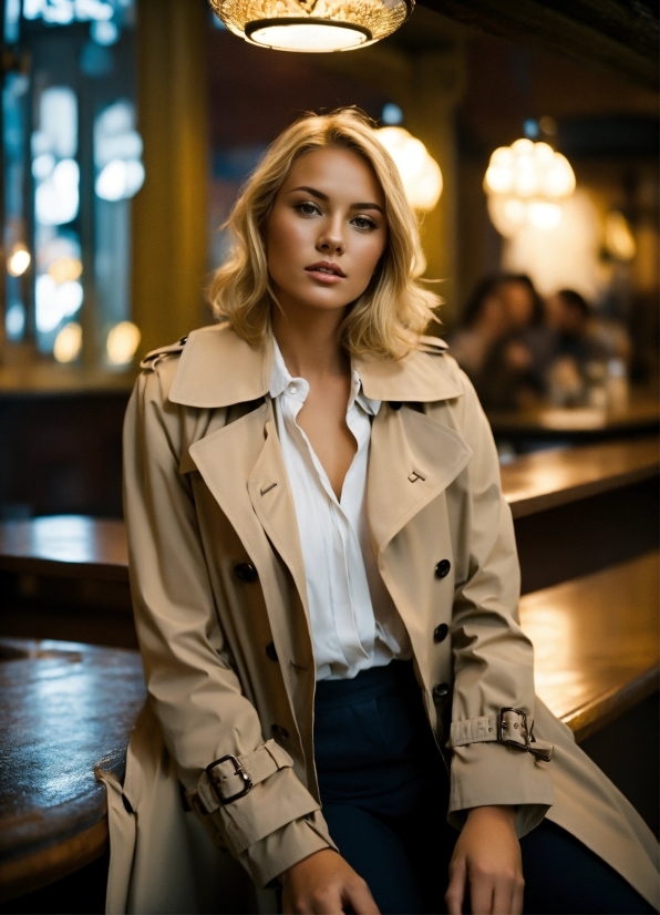 Drowning Stock Footage, Trench Coat, Coat, Raincoat, Attractive, Person