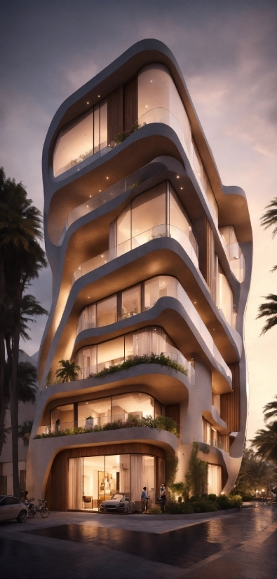 Filmorago, Building, Sky, Property, Plant, Tree