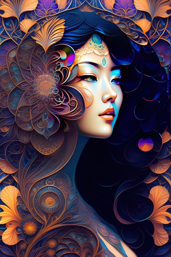 Floral, Pattern, Art, Design, Flower, Wallpaper
