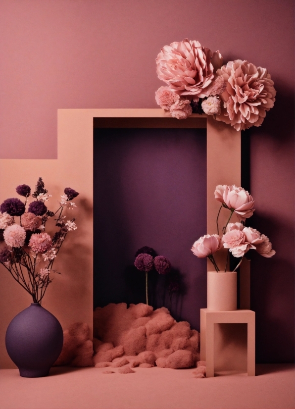 Flower, Purple, Lighting, Interior Design, Pink, Petal