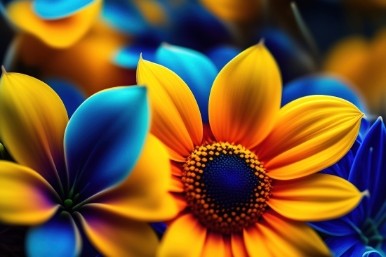Flower, Sunflower, Petal, Pollen, Yellow, Daisy
