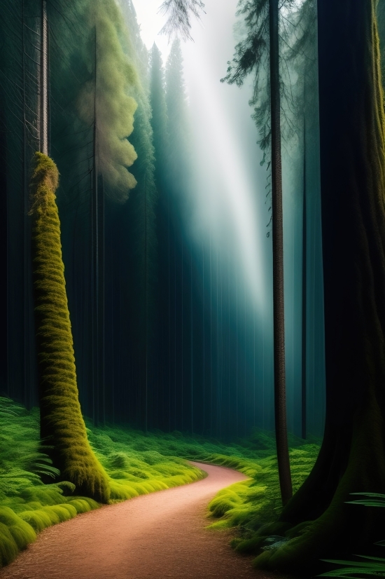 Forest, Tree, Park, Landscape, Summer, Sun