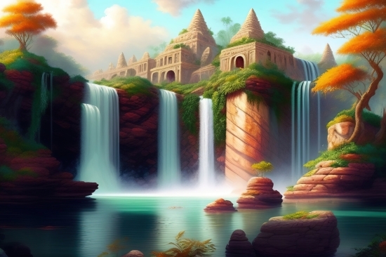 Fountain, Structure, Architecture, Travel, Water, Building