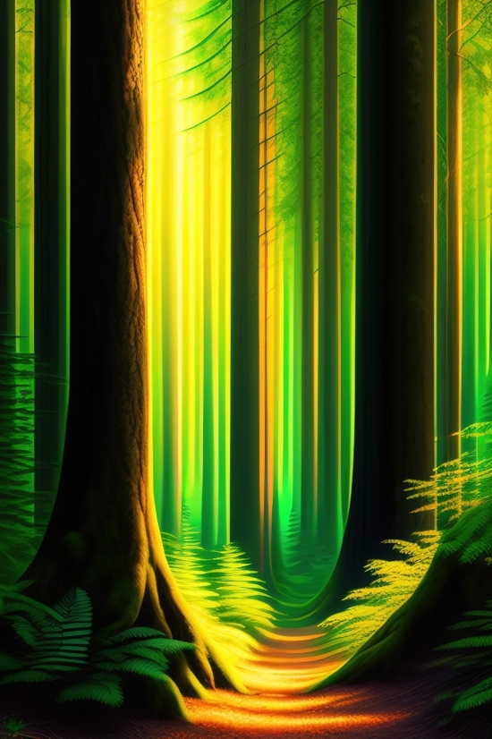Fractal, Digital, Design, Light, Futuristic, Graphic