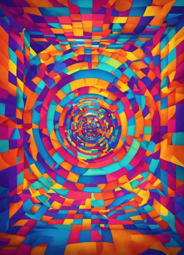 Free After Effects Stock Footage, Colorfulness, Art, Symmetry, Pattern, Electric Blue