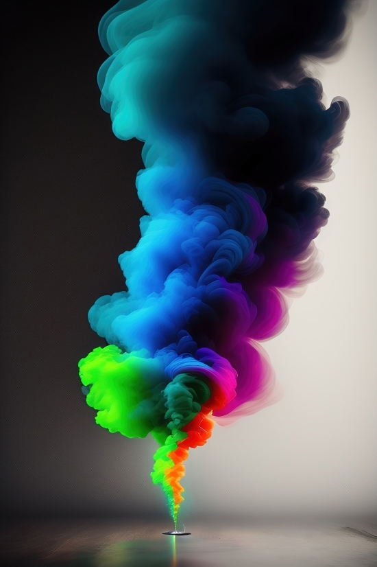 Free Ai Art Generation, Art, Smoke, Design, Color, Light