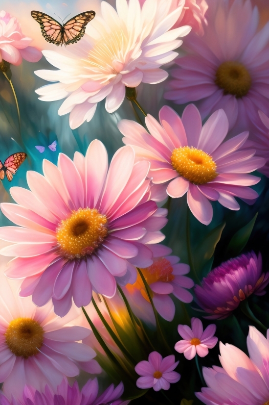 Free Ai Selfie Generator, Daisy, Flower, Blossom, Petal, Plant