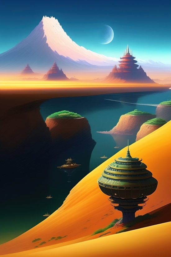 Free Art Ia, Free Art Ia, Sun, Sunset, Sky, Landscape