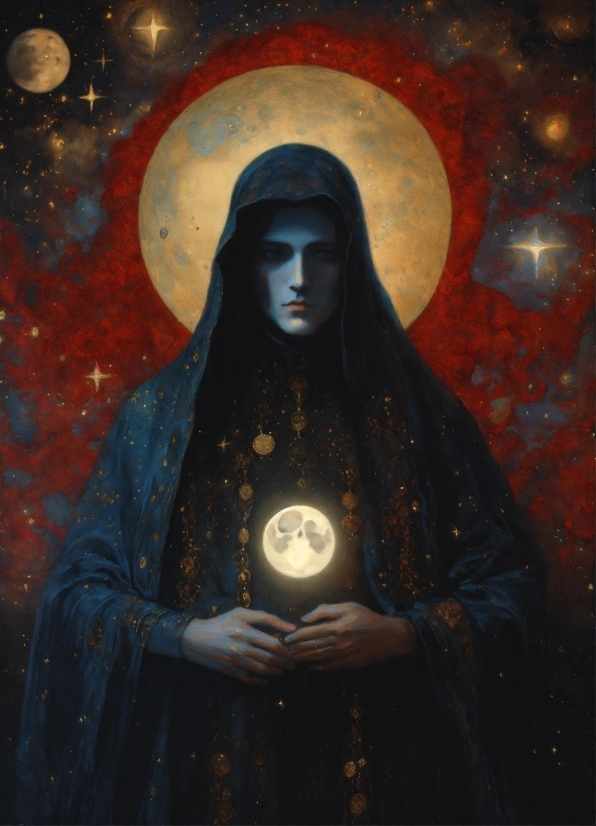 Free Background Stock Video Footage, Covering, Cloak, Mask, Religion, Face